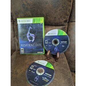Resident Evil 6 Xbox 360, 2012 Video Game Microsoft Tested & Working